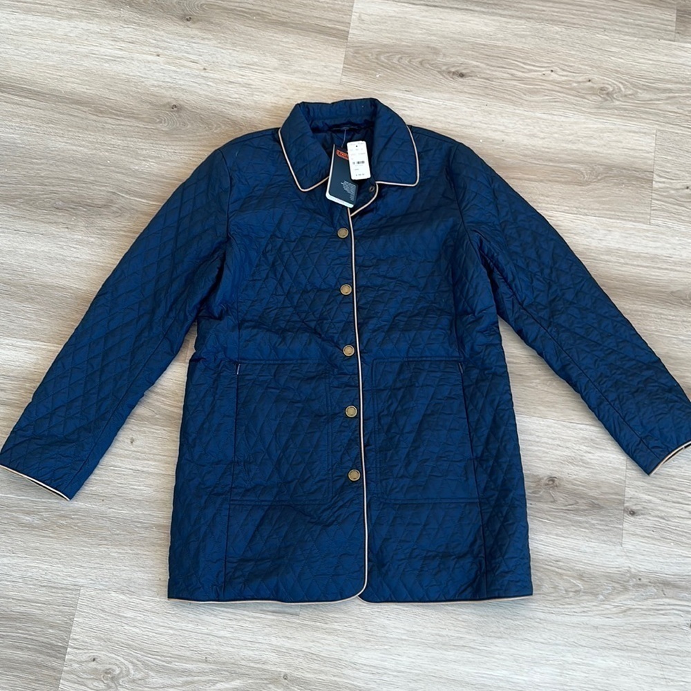 Brooks Brothers Blue Quilted Jacket